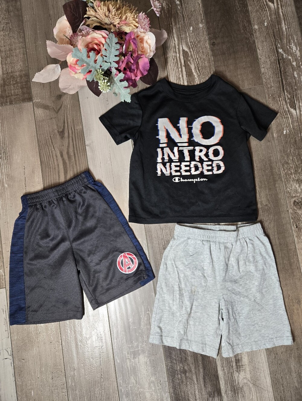 Champion & Marvel Avengers Boys Bundle – 3pc Bundle – Size 4T